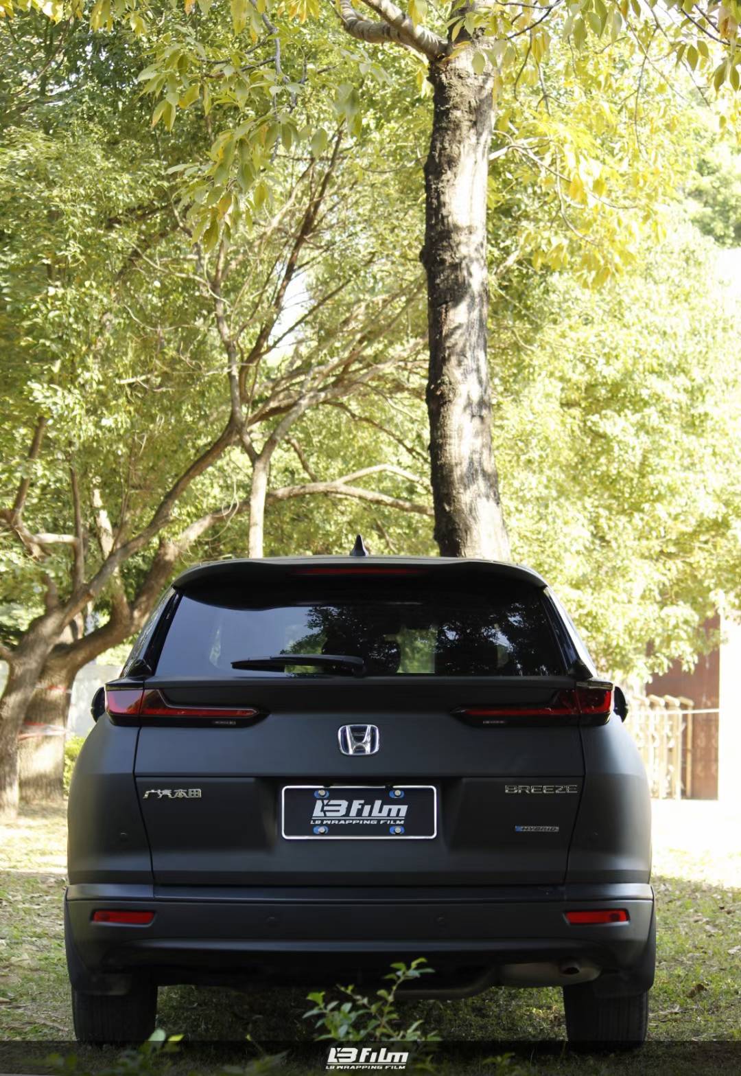 本田皓影lbfilm改色膜磨砂黑