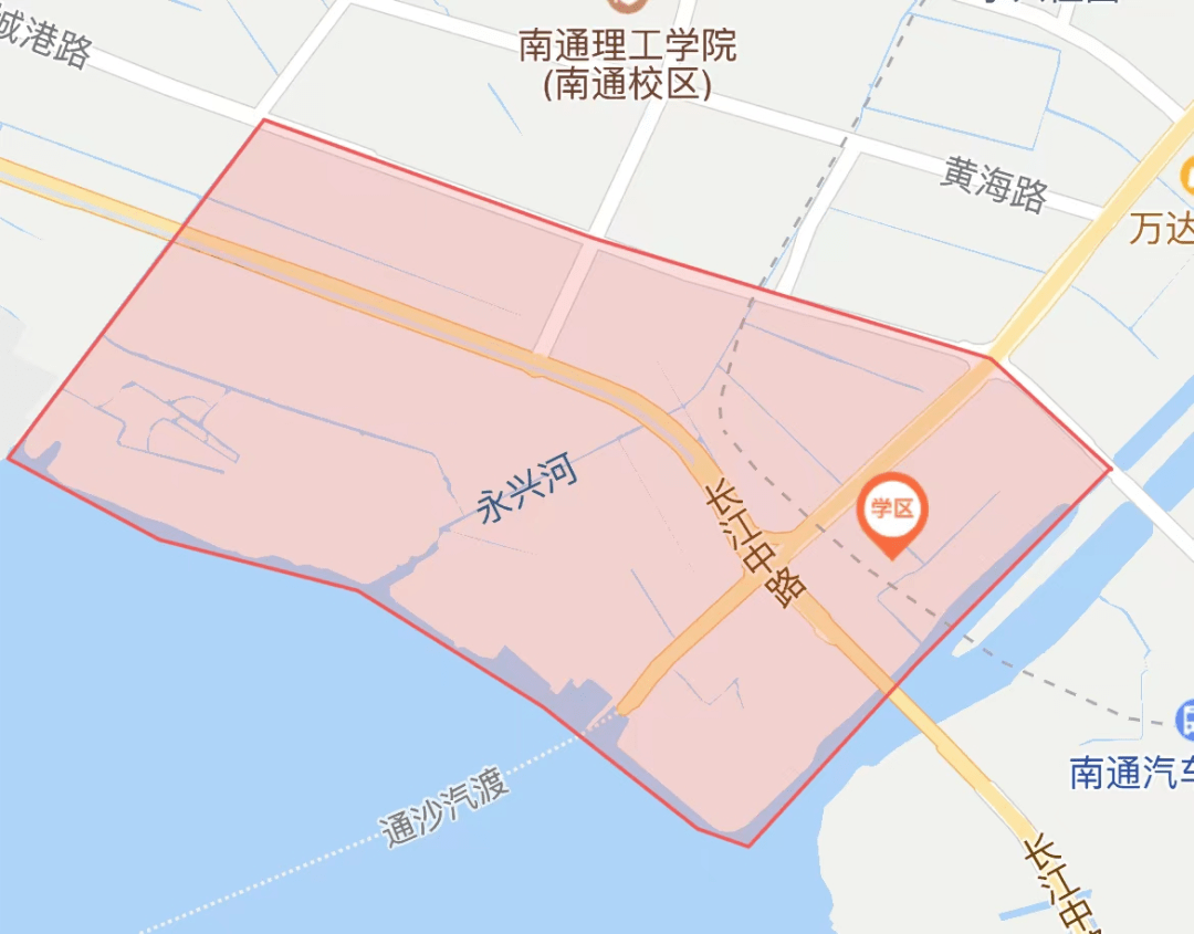 图解2022年崇川区小学施教区公布