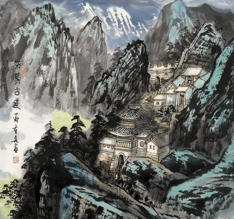 中国画坛top排名96|苗重安_山水画_先生_画面