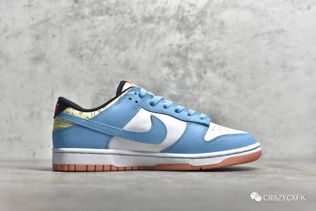 耐克欧文联名kyrieirvingxnikedunklow白蓝低帮板鞋