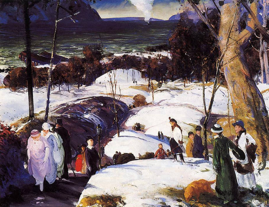 美国画家George Wesley Bellows 油画作品欣赏