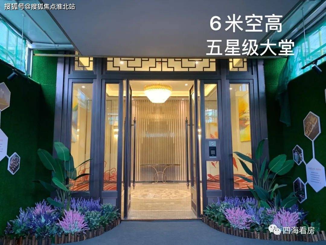 梯前室6米挑高入戶大堂小區自帶2萬方墅商級商業步行街下樓就是五號線