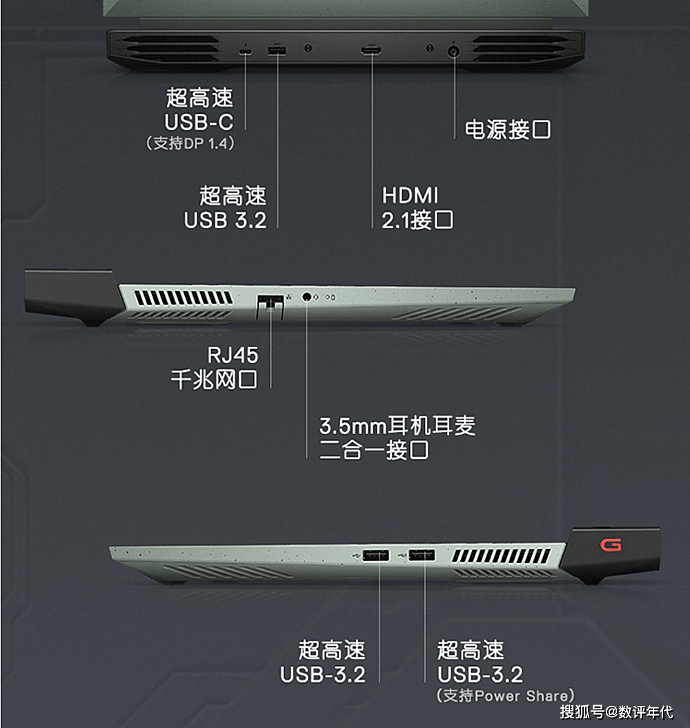 戴尔g15电脑插口图解图片