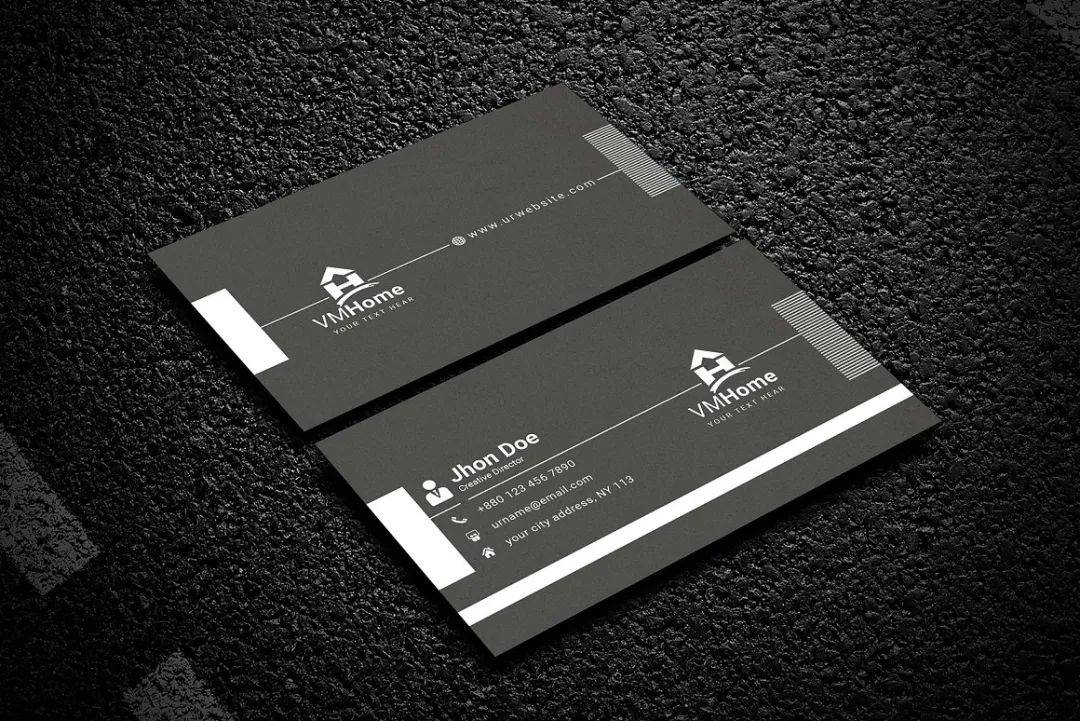 商务名片设计欣赏简简单单