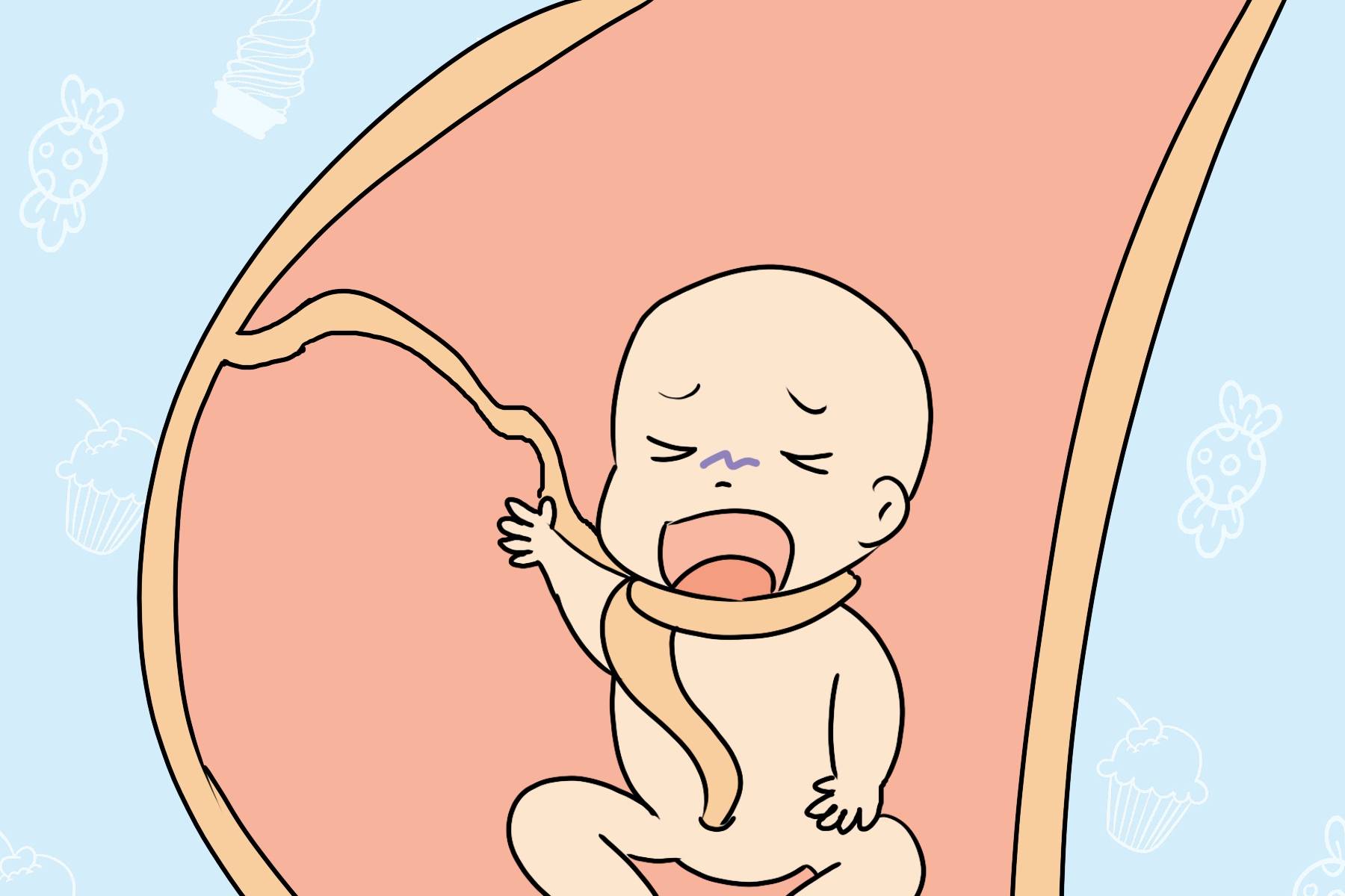 胎儿为何容易被“脐带绕脖”？这几大原因，有的和孕妈自己有关