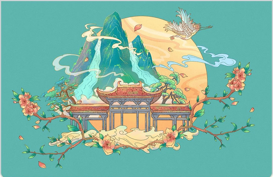 平面设计中国风插画设计创意技巧