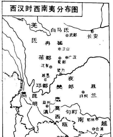 负责通西南夷的官员叫唐蒙,他为了打通夜郎以西的道路,征发了巴蜀地区