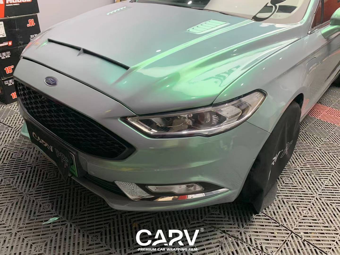 汽车改色贴膜#卡孚改色膜#卡孚carv#福特蒙迪欧