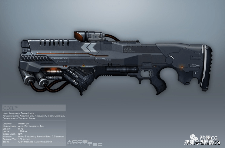 建模参考丨3d枪炮激光次世代热武器素材分享第4期