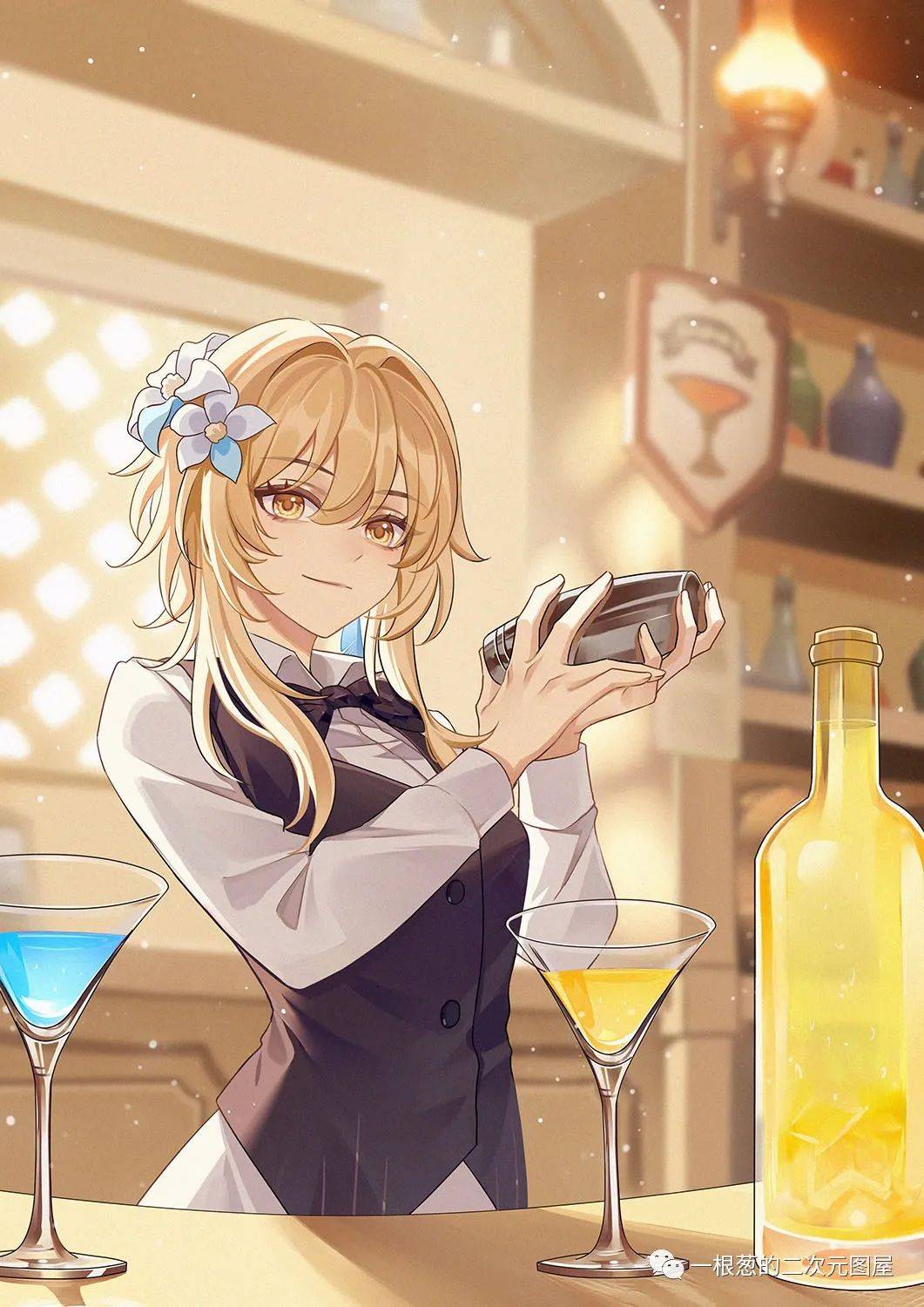 原神美图旅行者萤