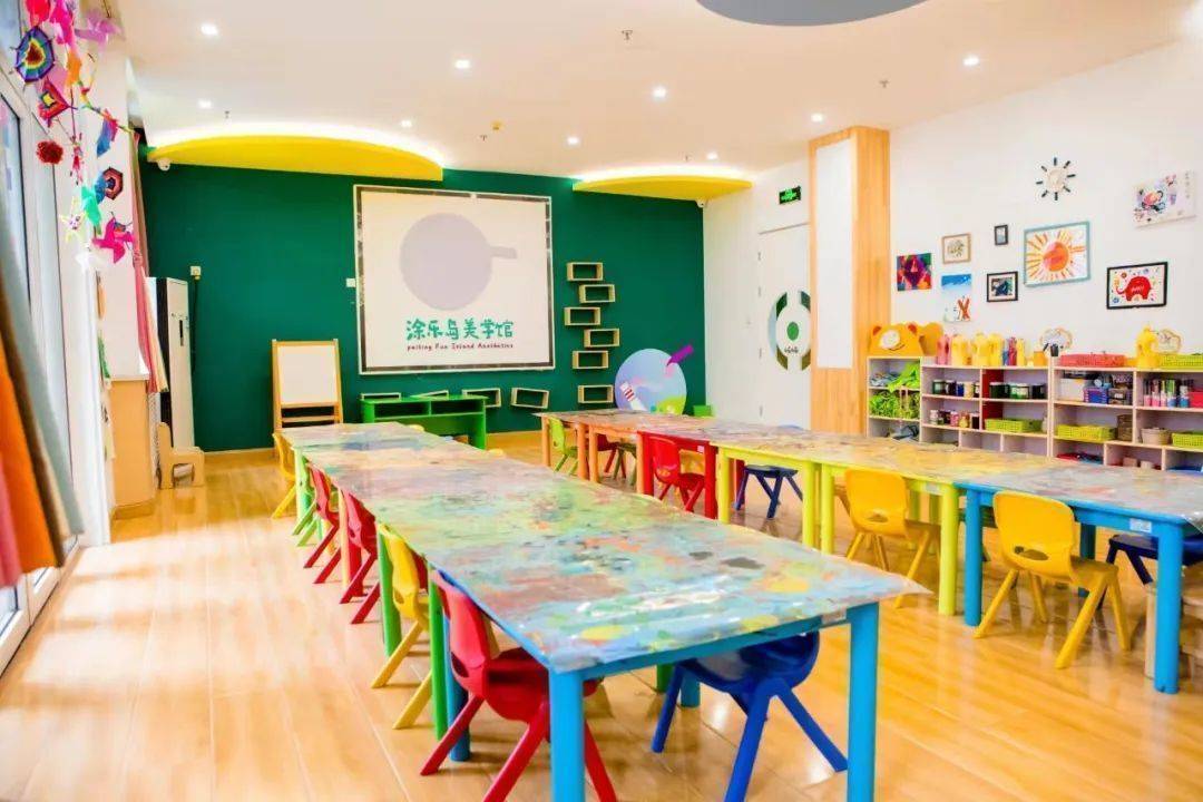 提升孩子审美能力涂乐岛美术课程下面就一起来了解一下蓝天海跃幼儿园