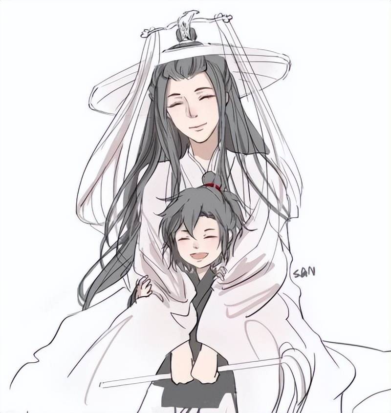 魏婴的母亲可是大有来头,她是世外隐道抱山散人的徒弟藏色散人.