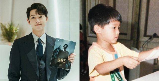 高颜值与生俱来宋仲基太妍童年旧照曝光零差异精致外貌获赞