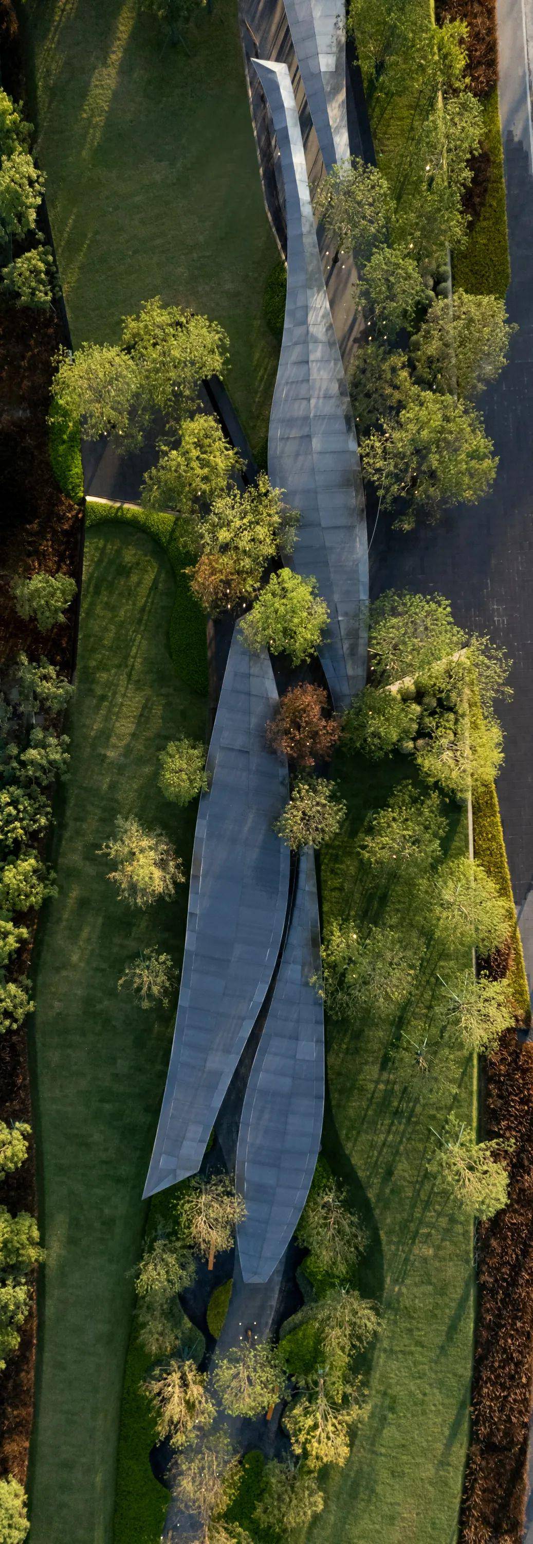 山水比德新作 | 华润置地61佛山顺德润府首开展示区_空间_扁舟_景观