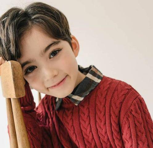 曾上《爸爸去哪儿6》,天使颜值狂圈姨母粉_cooper_lauren_童模