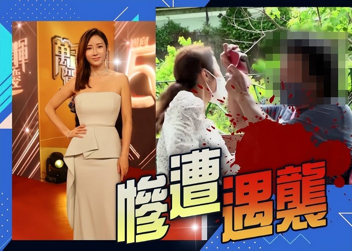 原创tvb东张西望女主持采访时惨遭袭击被70岁老妇殴打画面曝光