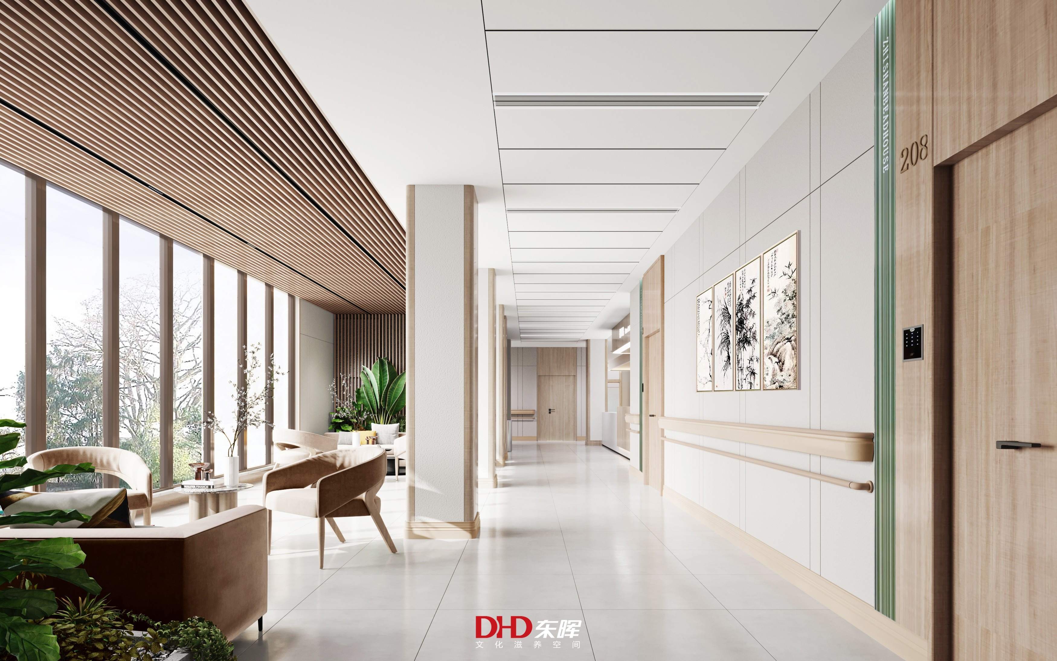 东晖联建丨康养中心装修设计怎样才算人性化?_老人_区域_装饰