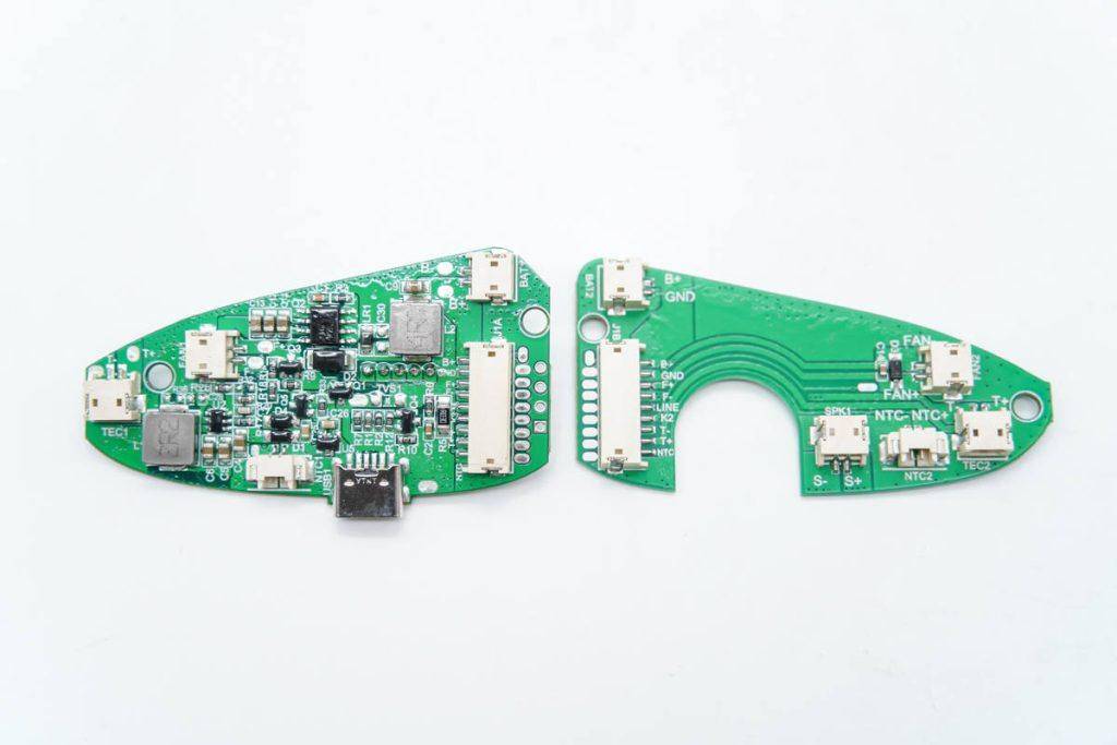 内置两个直径38mm超大涡轮风扇,吹风更强劲,图拉斯酷飞2挂脖空调拆解