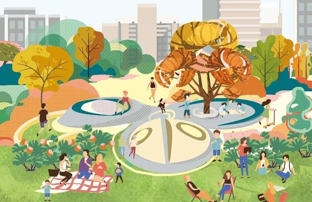 插画风景观设计效果图真有这么好看吗