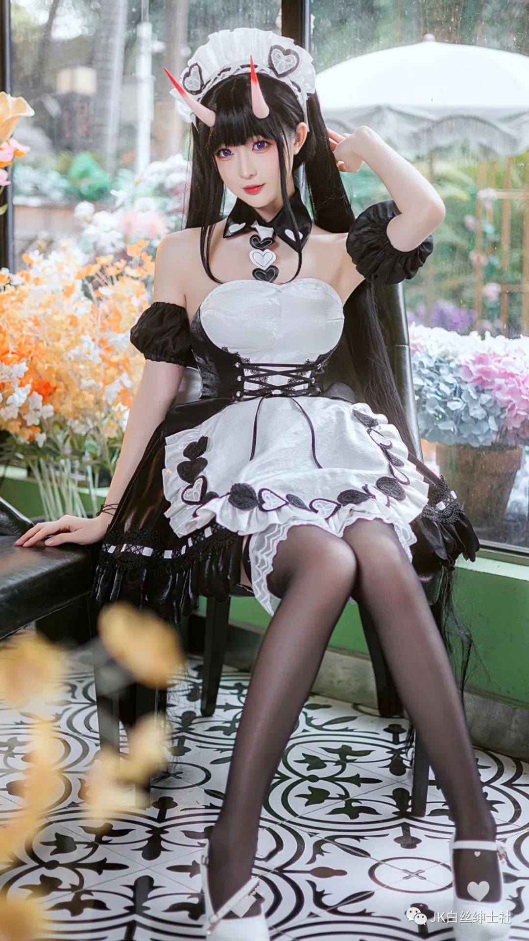 cos碧蓝航线女仆67能代cos正片南宫