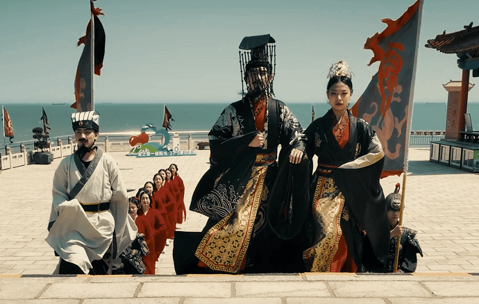 来成山头穿越时空一睹秦始皇东巡盛况