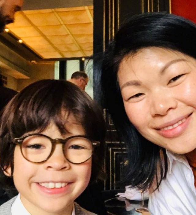 原创被吐槽最丑超模的吕燕嫁入国外豪门7岁混血儿子颜值真高