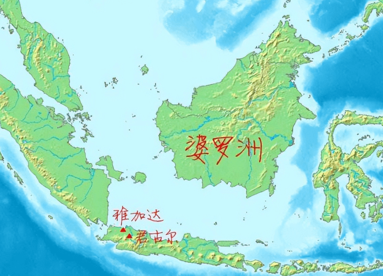 西婆罗洲地图图片