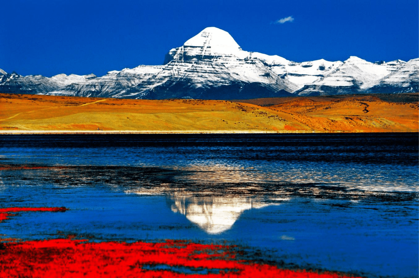不仅有水天一色的美景,更有不可多得的美食_阿里地区_风景_时候