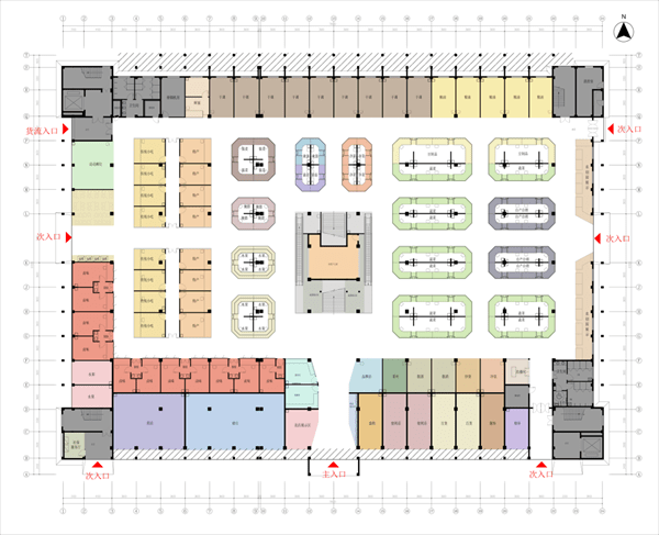 农贸市场改造案例|传统市集文化的传承延续,坎墩镇级中心市场的华丽