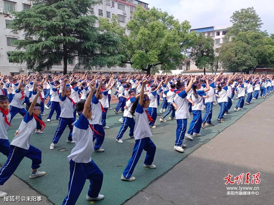 耒阳这所学校的阳光大课间别样“酷”