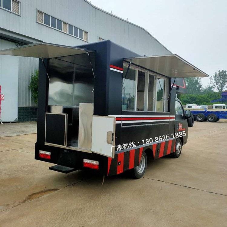 东风蓝牌售货车流动冰淇淋奶茶车