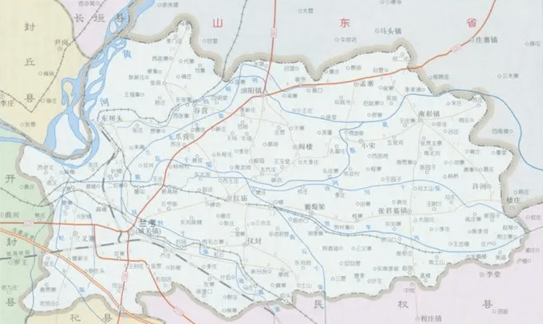 河南一縣在90年間,為何在兩個府之間變來變去_考城_黃河_衛輝