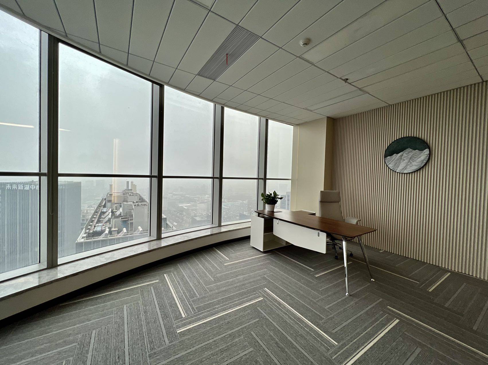 杭州未来科技城写字楼出租,奥克斯未来中心高区465平办公室招商