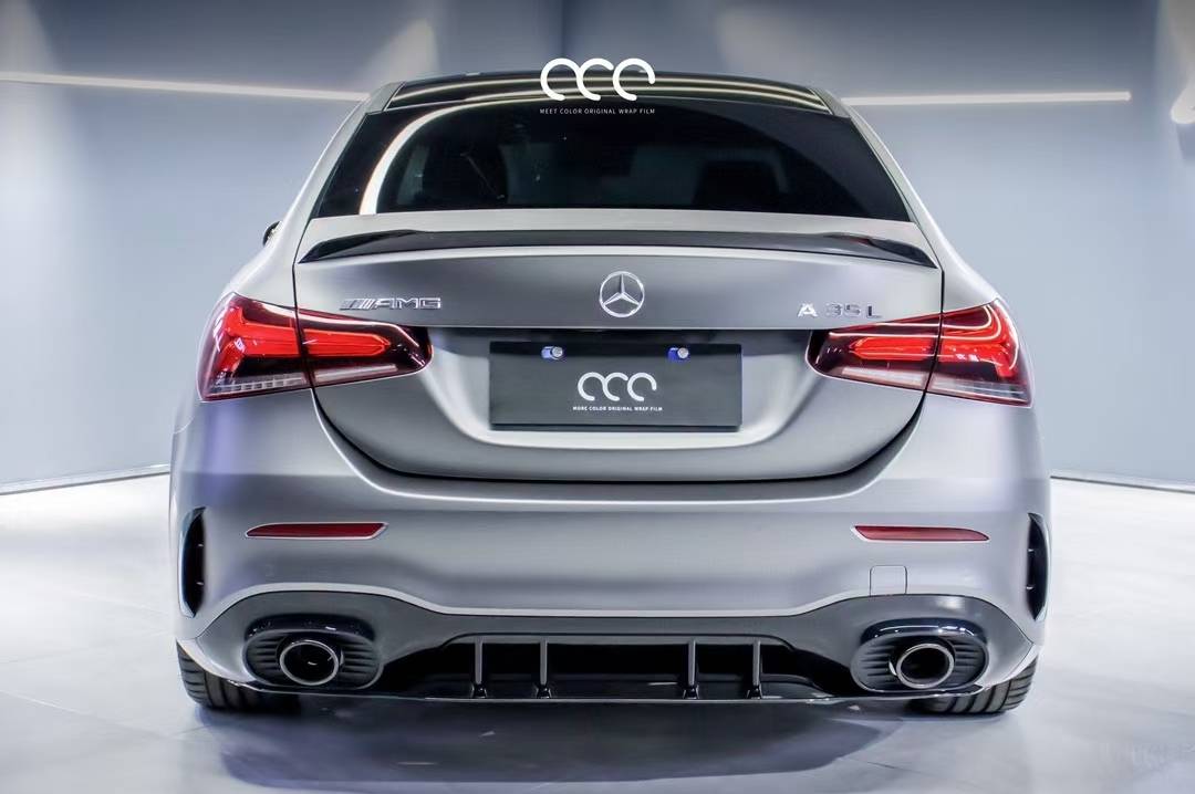 奔驰amga35l漫彩改色膜pet山灰