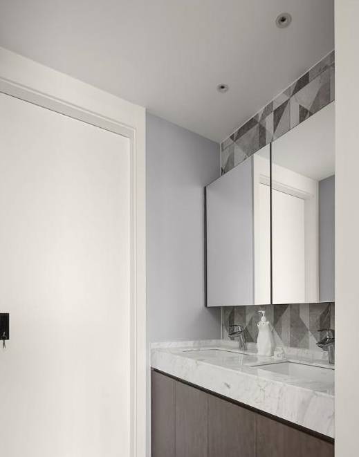 干区如果贴砖 不如做成背景 瓷砖 视觉 花砖