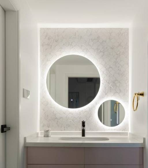 干区如果贴砖 不如做成背景 瓷砖 视觉 花砖