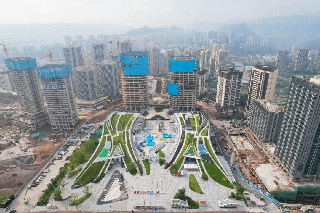 (绿地万州城际空间站实景.)08.