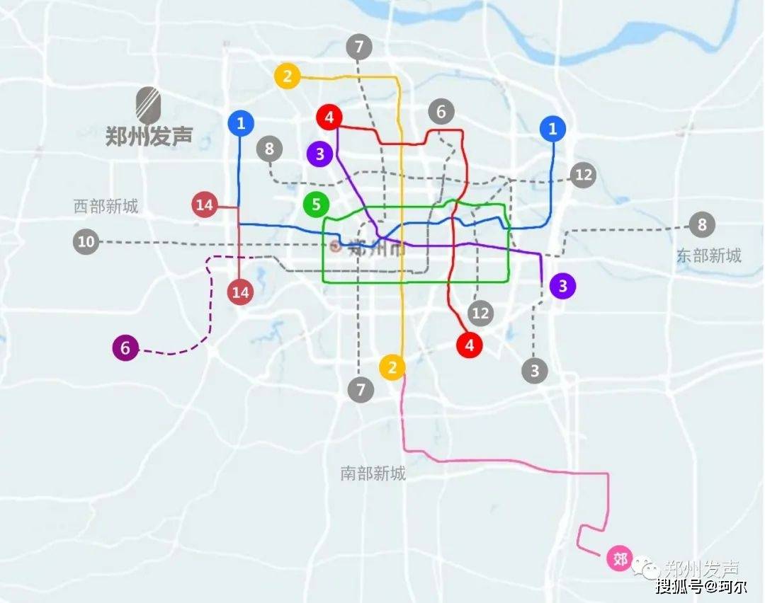 郑州6号线地铁线路图图片