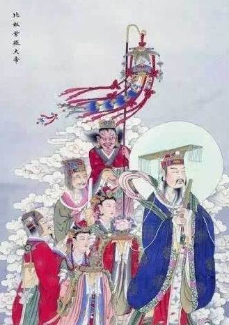 佛號金輪熾盛,道稱玉斗玄尊.旋璣玉衡齊七政,總天經地緯.