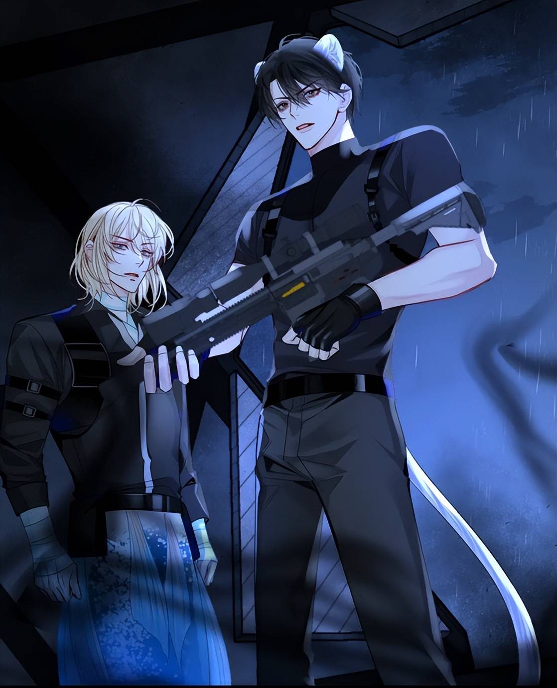 人鱼陷落小白陪兰波出任务兰波被嘲笑奖金太低出任务还嫌脏