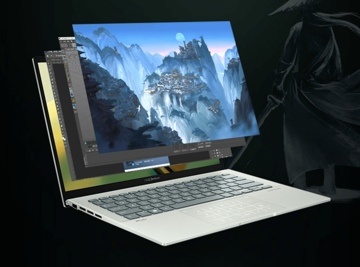 华硕好屏里的传统中国色华硕灵耀142022有颜更有料