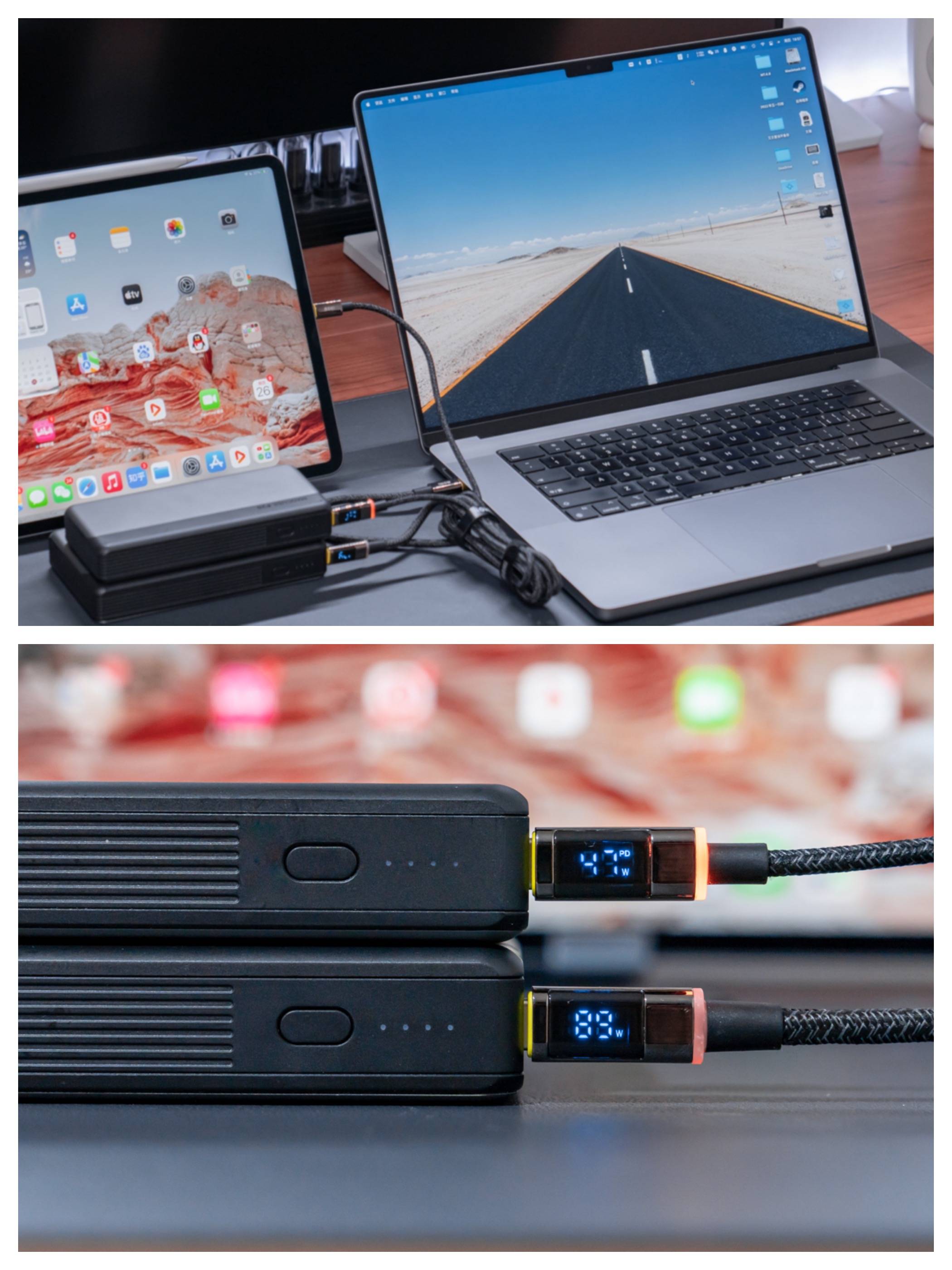 Aohi 数显快充线原来这么好玩?兼评 40W 双 C 口充电器