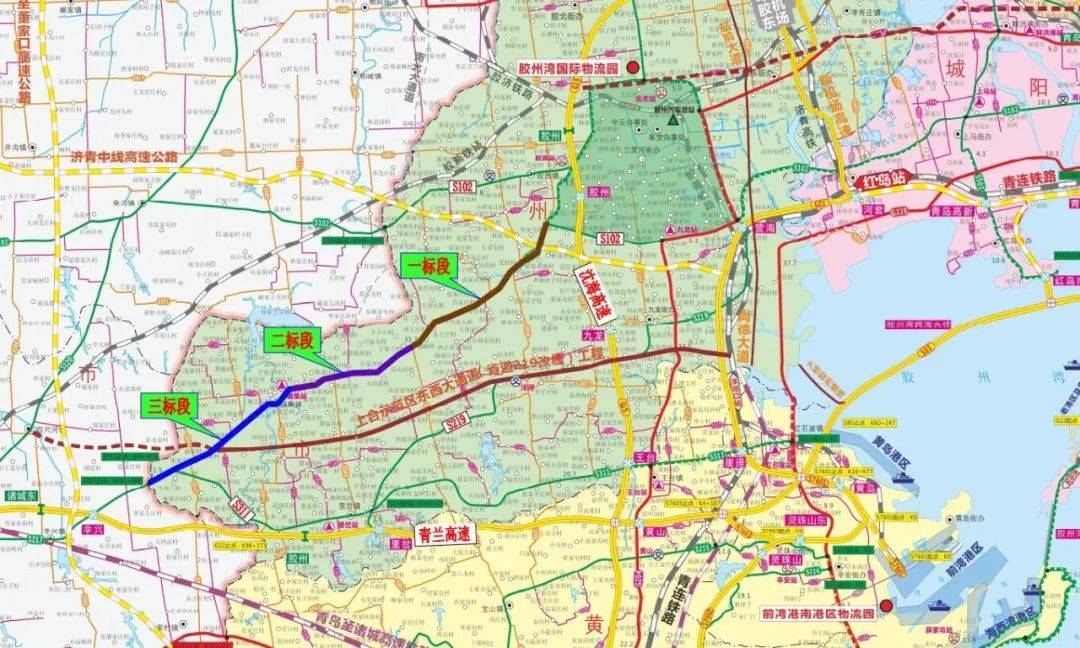 胶州s217朱诸线s102至诸城界段将大中修