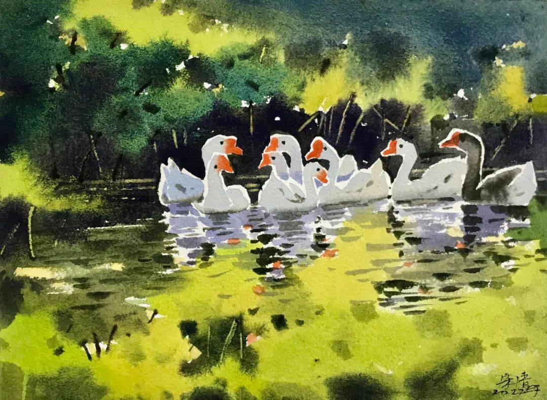 水彩名家 宋清