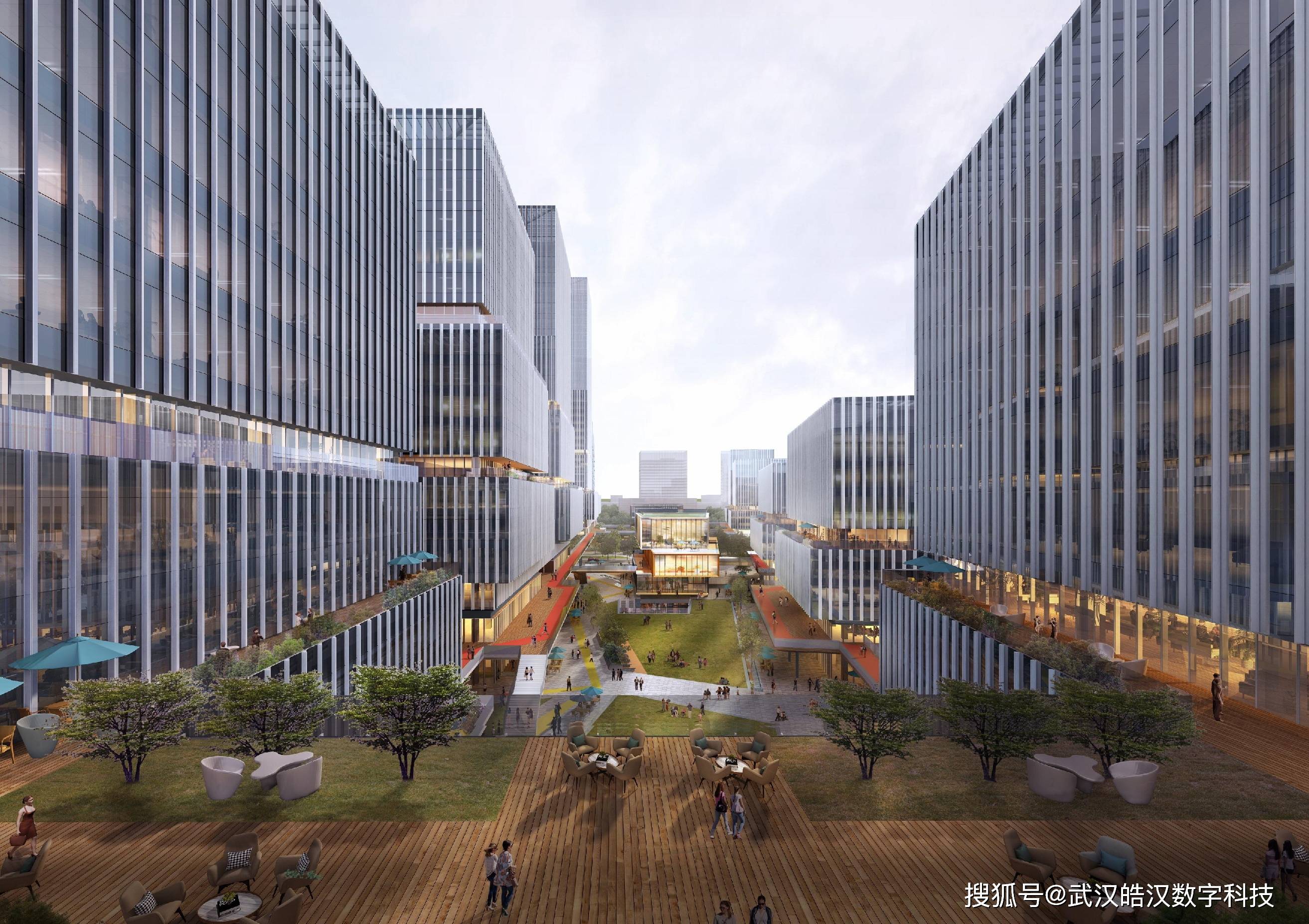 「佳作赏析」效果图:长三角金融科技产业中心_服务业_项目_建筑