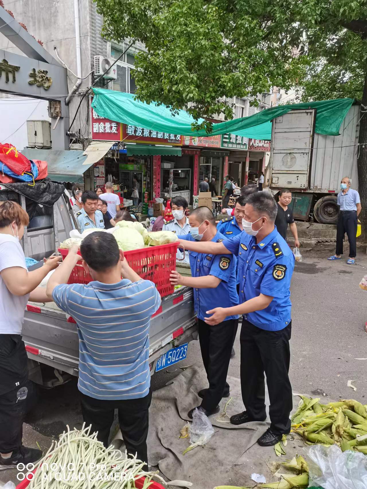 蔡甸区大集街道开展市容环境整治行动以洁净有序的环境迎端午