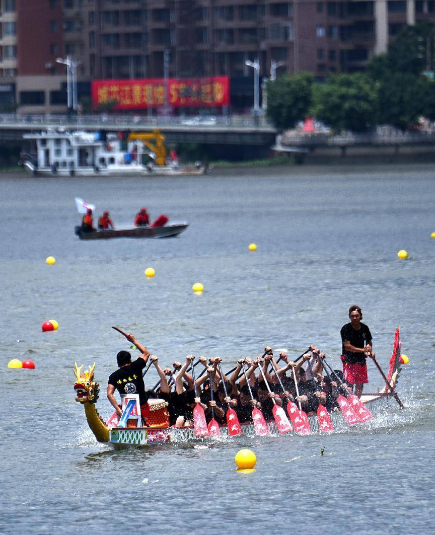 开平12支龙舟队角逐"新外滩杯"