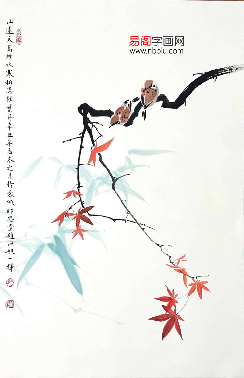 空灵静逸清新淡远赵海旭写意花鸟堪称一绝