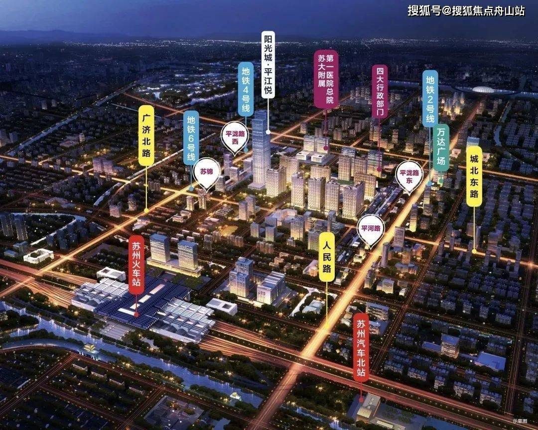 在周邊,蘇州市審批中心等四大行政中心,及平江萬達等4大商業匯聚,構建