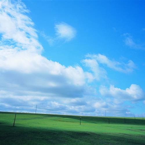 蓝天白云图片风景头像图片